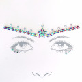 Selbstklebende kundenspezifische preiswerte Kunst Schmucksache-Edelstein-Gesichts-Kristallaufkleber